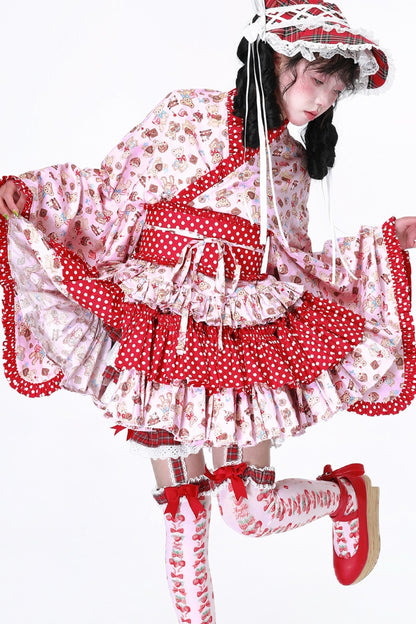 Childlike Lolita Kimono Skirt