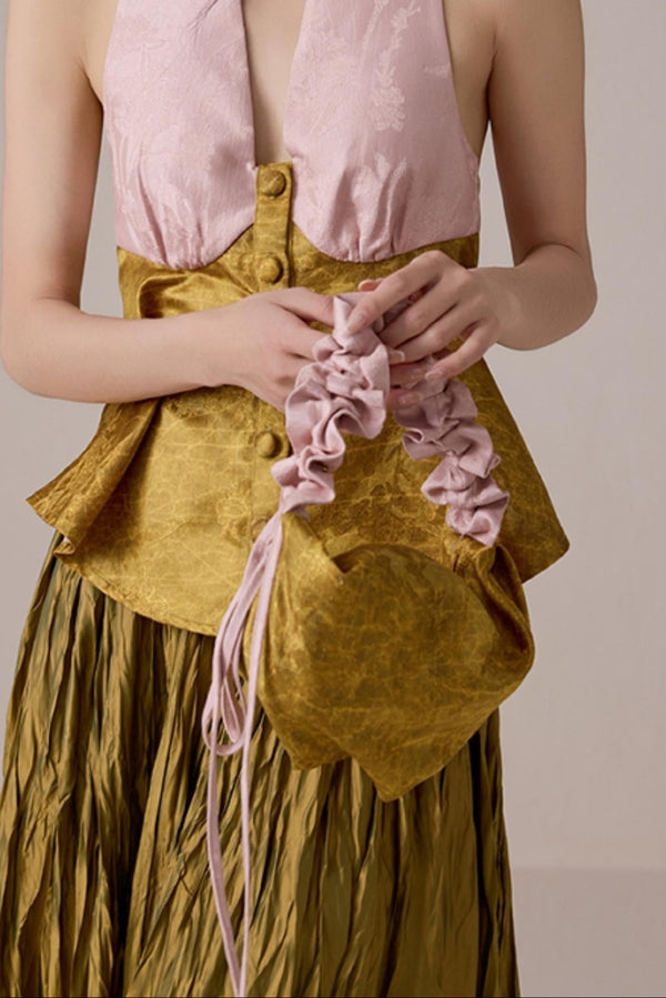 Pink Lace Bag