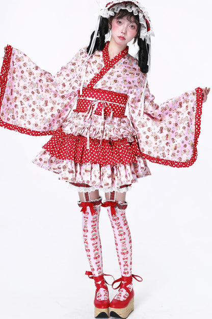 Retro Lolita Kimono Blouse