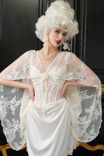 Enchanted Satin Sheath Dress Set