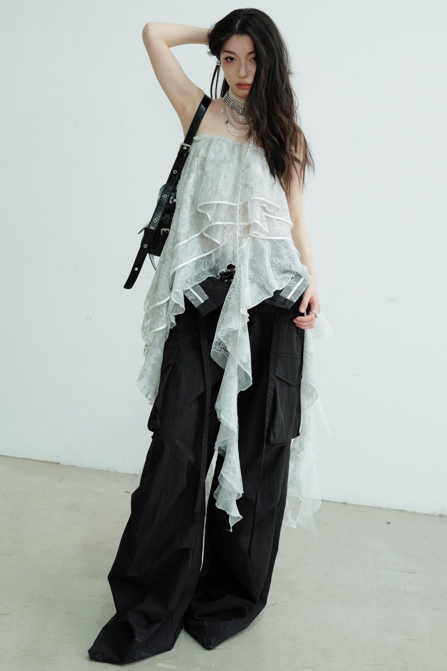 Romantic Tulle Bustier Top