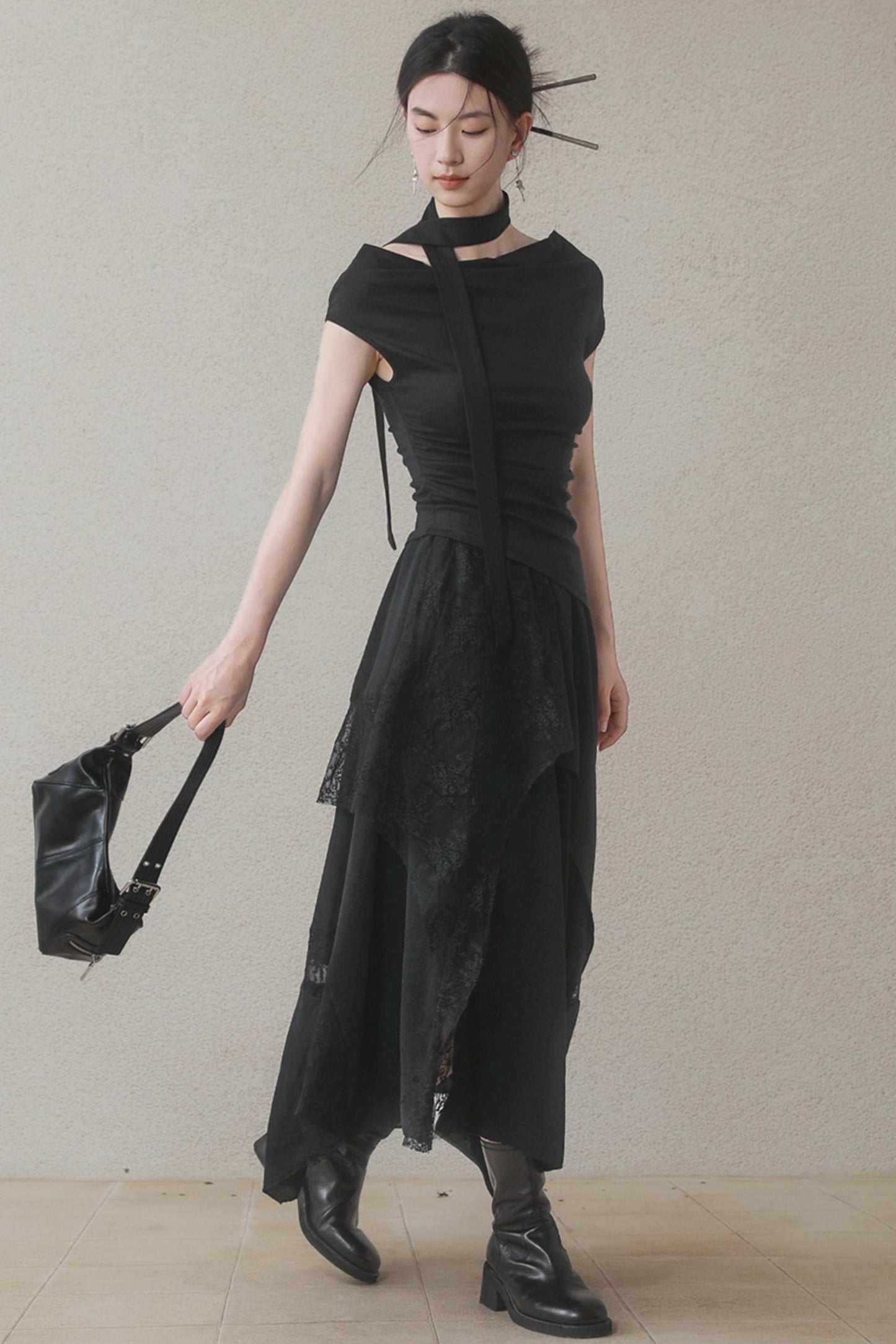 Flutter Drawstring T-Shirt