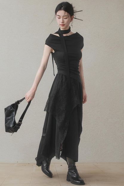 Flutter Drawstring T-Shirt