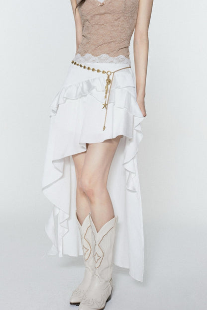 Irregular Bustier Skirt