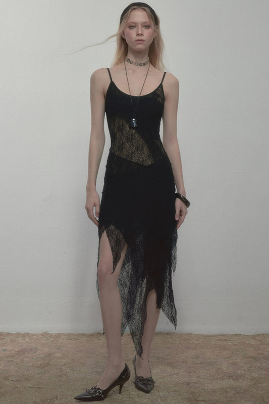 Summer Black Lace Dress