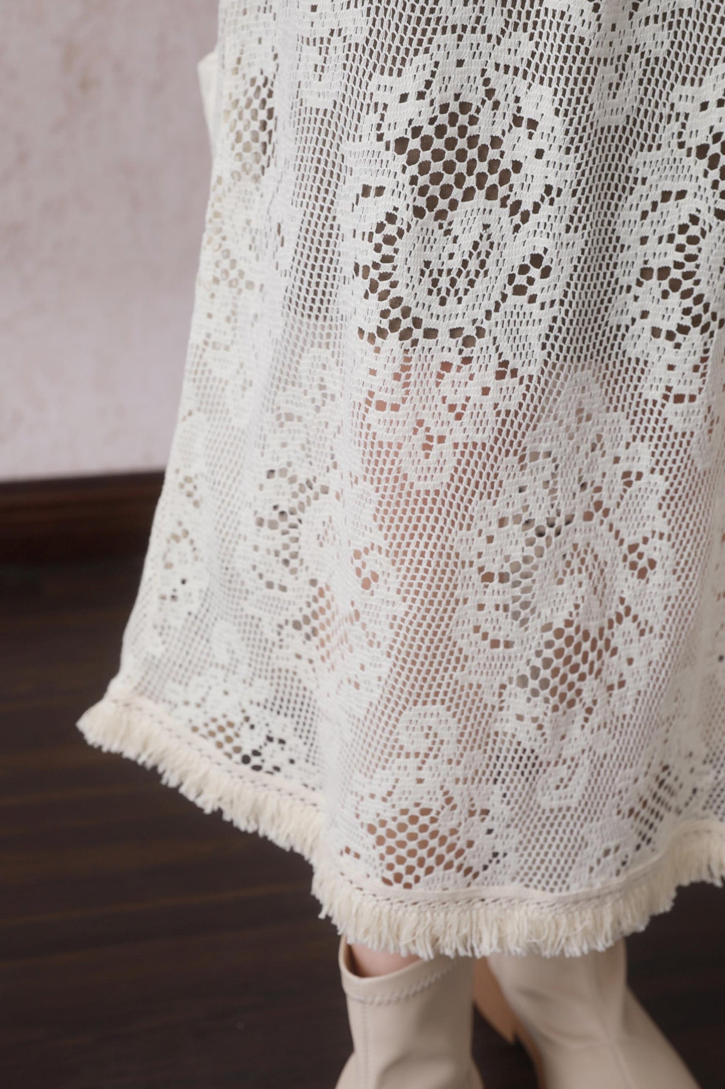 Hollow Knitted Belt Set