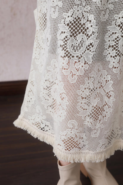 Hollow Knitted Belt Set