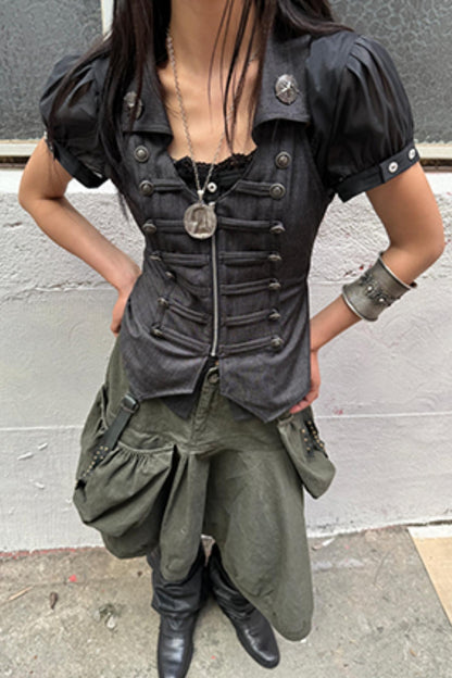 Vintage Utility Skirt