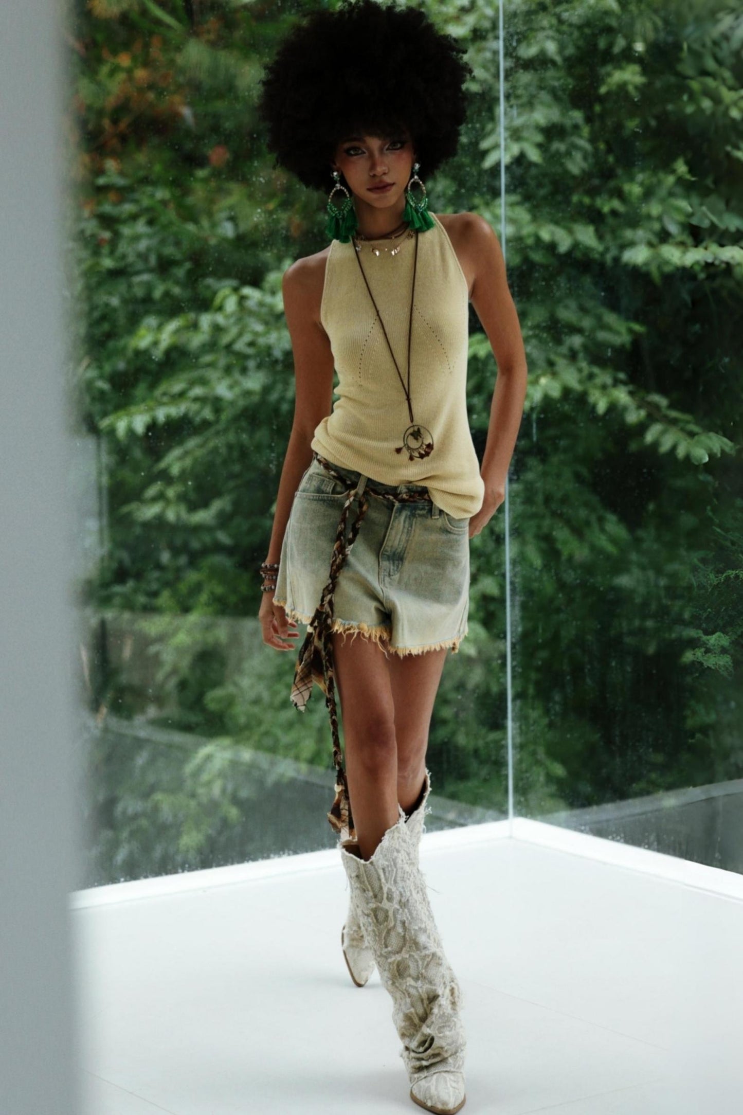 Wandering Wave Slim Fit Shorts