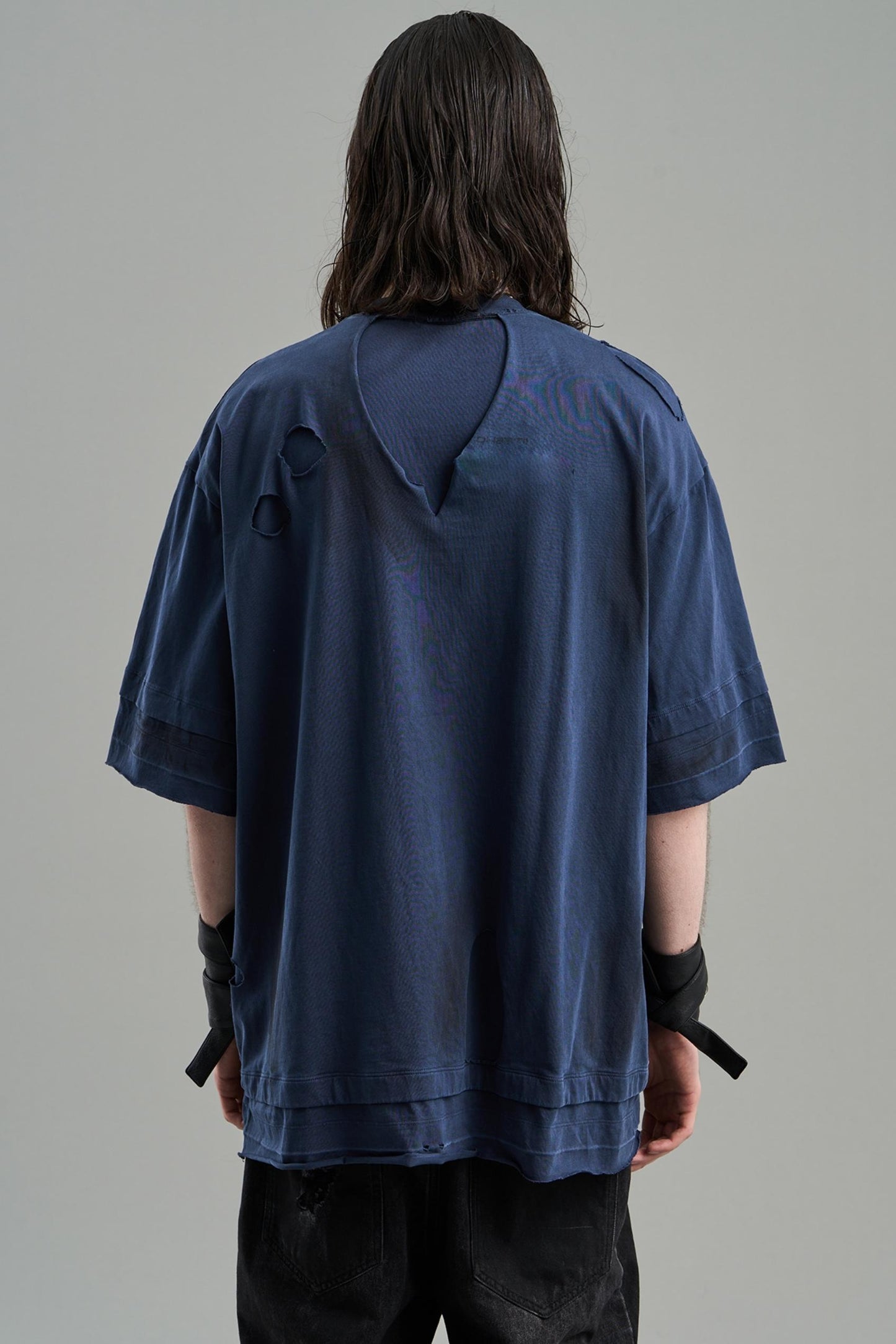 Ripped Cotton T-Shirt