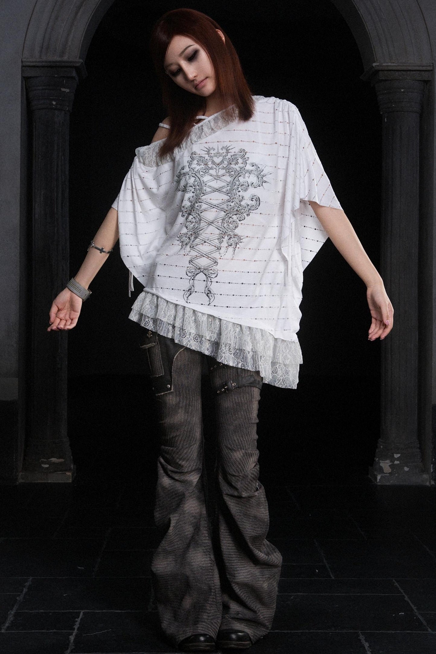 Vintage Alien Denim Trousers