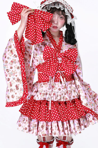 Retro Lolita Kimono Blouse