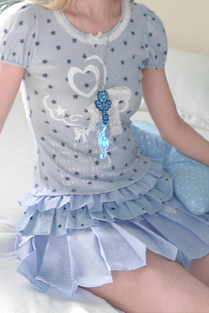 Blue Slim Magic T-Shirt