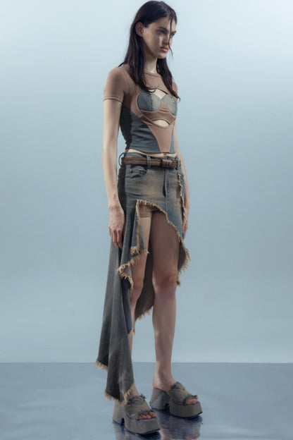 Fireworks Halter Skirt