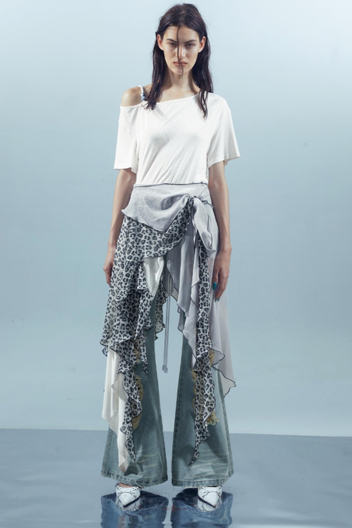 Off-Shoulder Irregular Tee