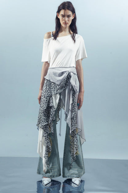 Off-Shoulder Irregular Tee