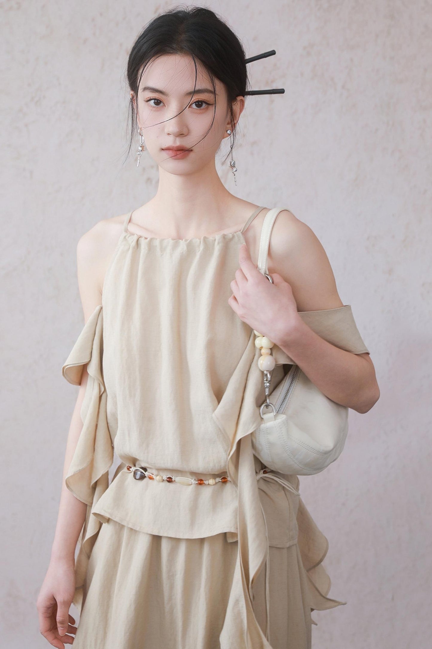 Ruffled Camisole Set