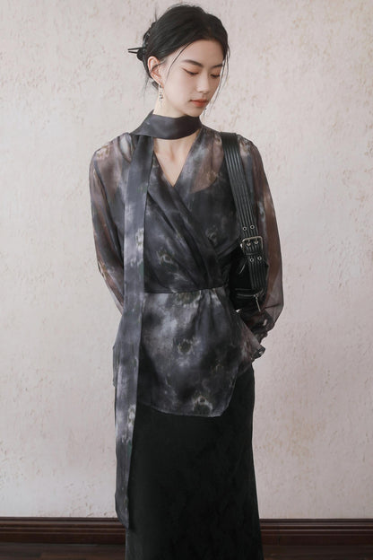 Purple Halo Mesh Jacket