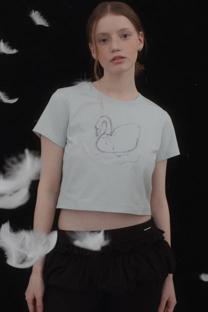 Swan Cotton Tee