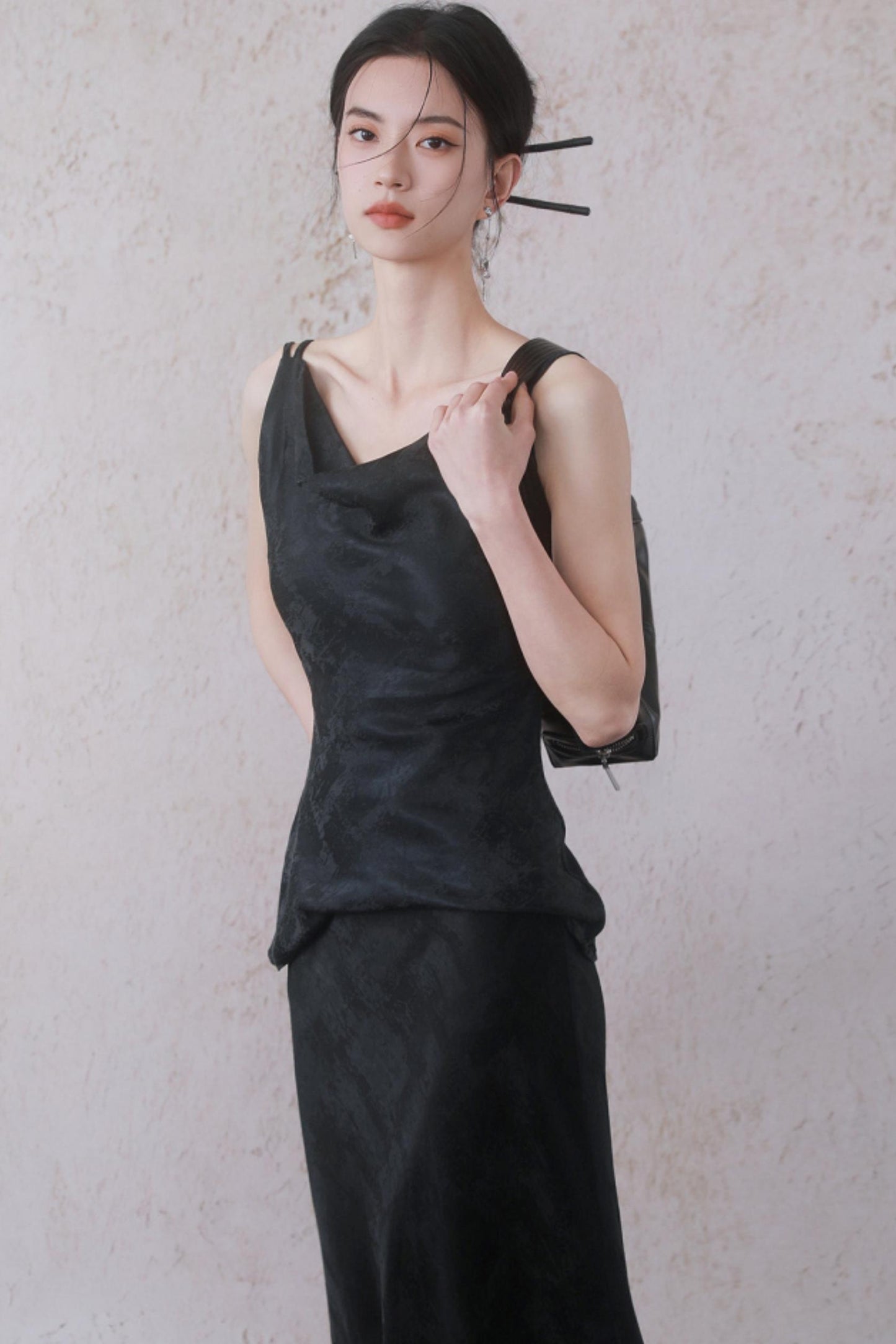 Modern Han-Inspired Suspender Skirt Set-Up