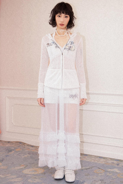 Beaded Lace Cardigan