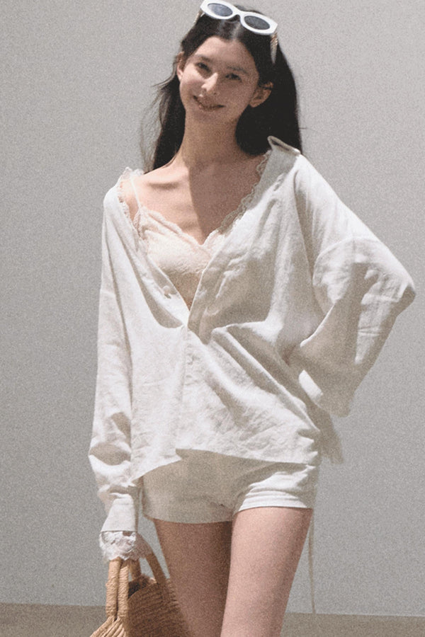 Relaxed Linen Duo Shirt
