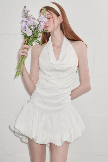 French Summer Puff Dress