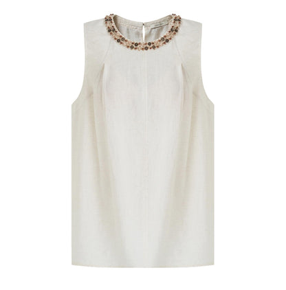 Simple Union Collar Vest