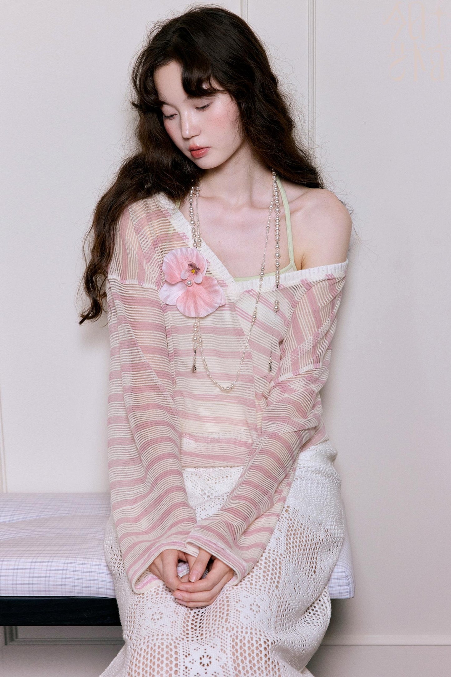 Bohemian Striped Blouse Set-Up