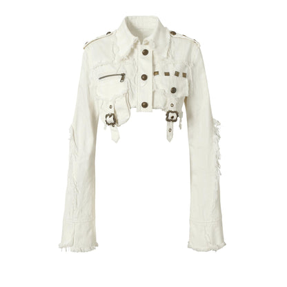 Striped Punk Work Jacket