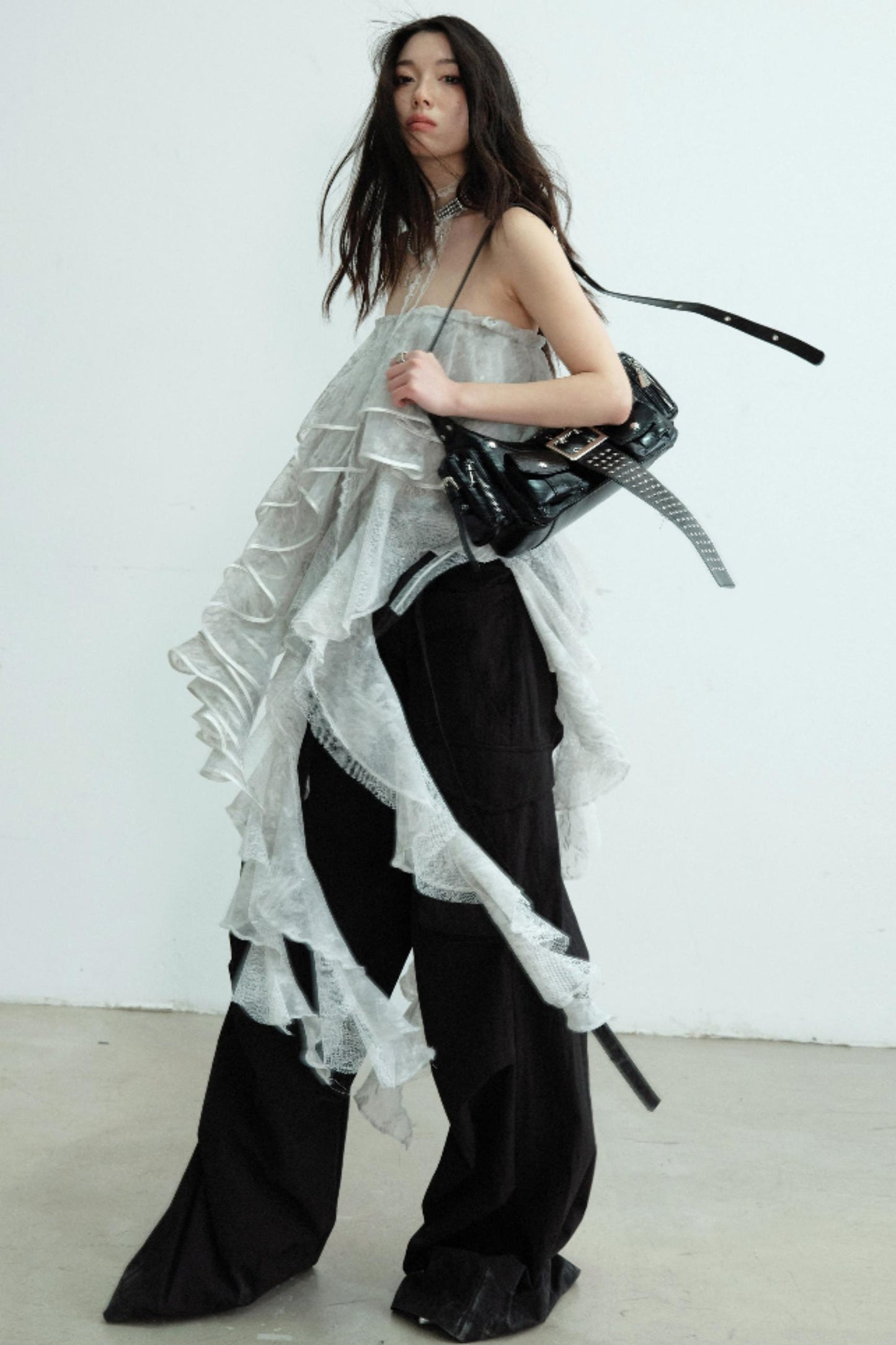 Romantic Tulle Bustier Top