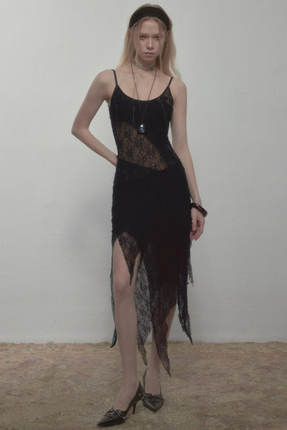 Summer Black Lace Dress