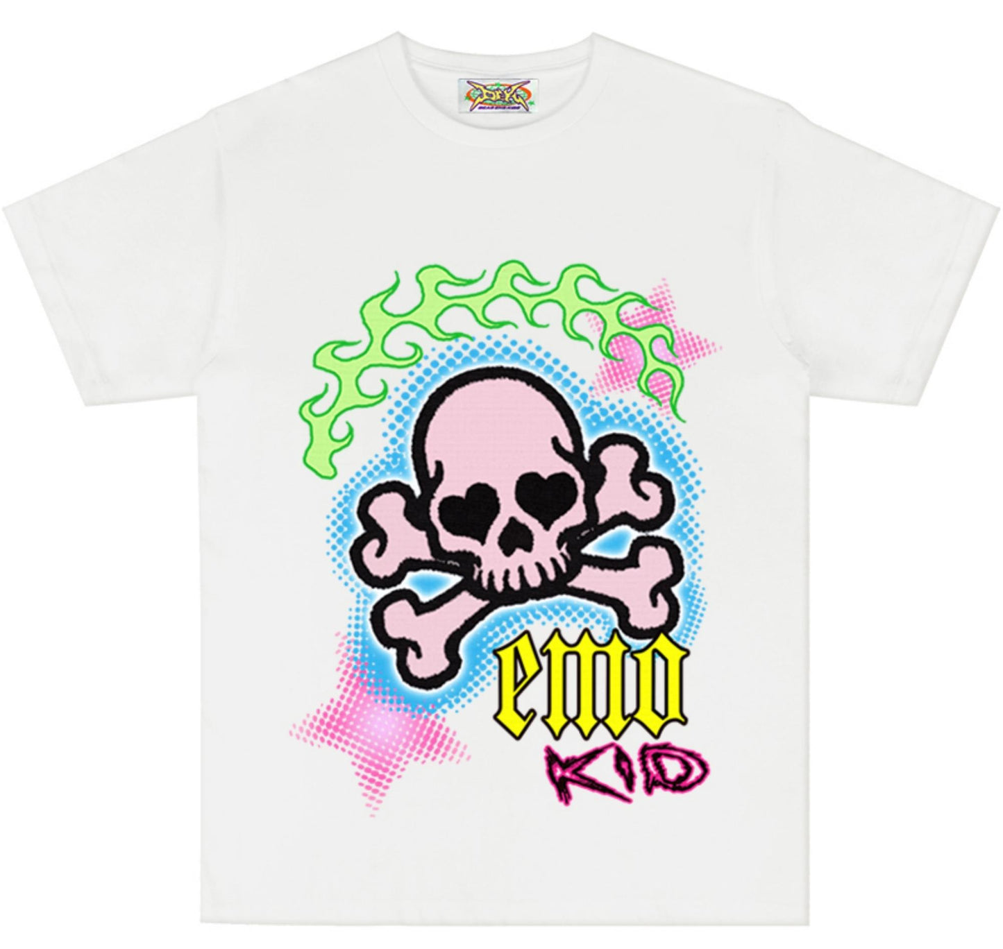 Punk Loose Fit Skull T-Shirt