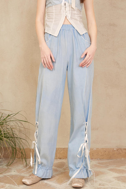 Denim Ballet Trousers