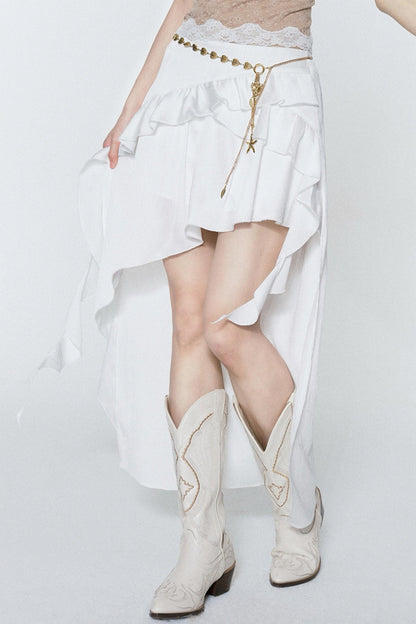 Irregular Bustier Skirt