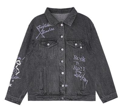 Art-Inspired Denim Jacket