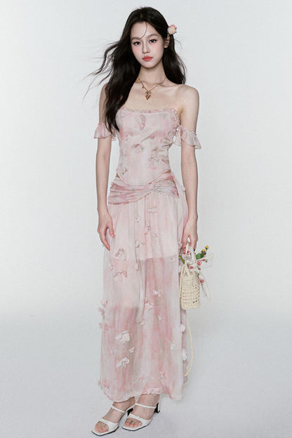 Floral Halter Skirt Set-Up