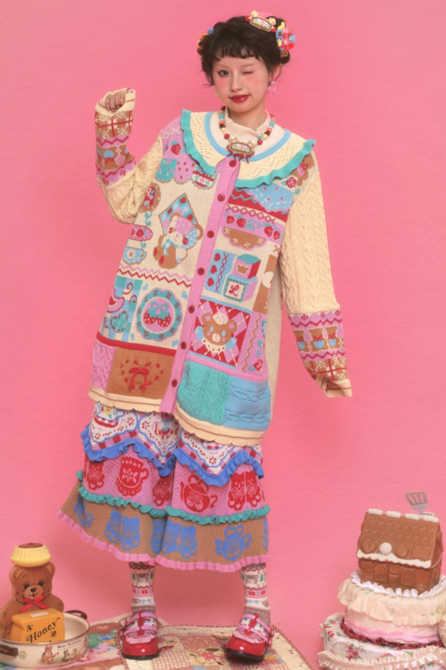 Multi-Piece Patchwork Sweater