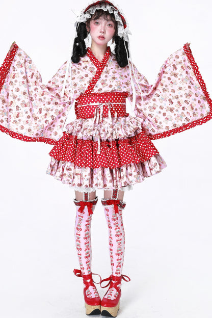 Retro Lolita Kimono Blouse