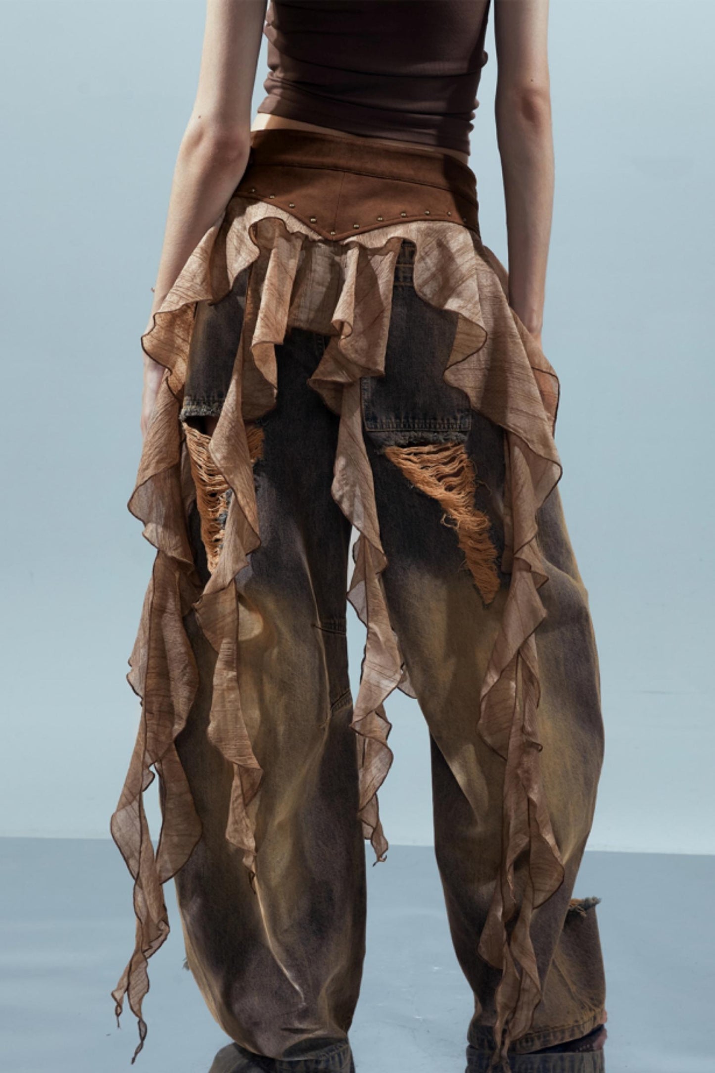 Ruffled Patchwork Curtains