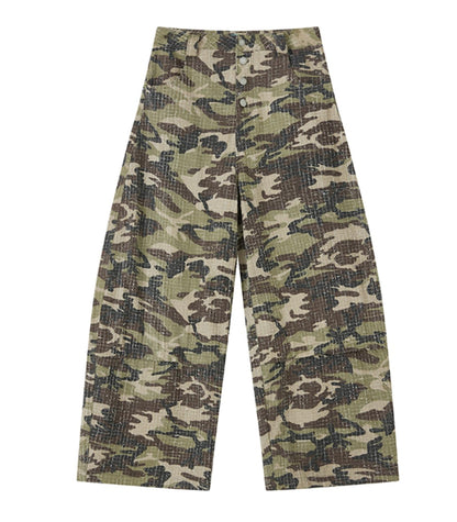 Vintage Camo Buckle Pants