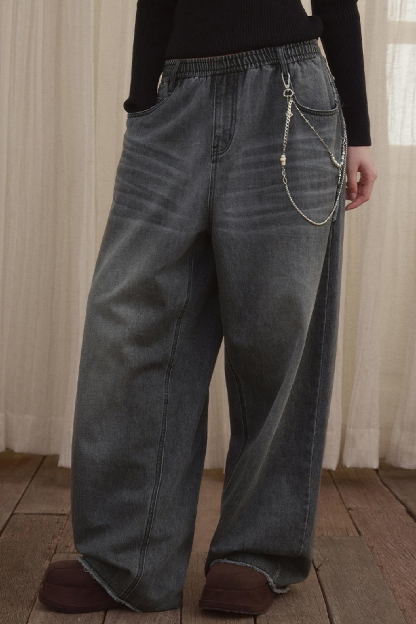 Vintage Loose Denim Trousers