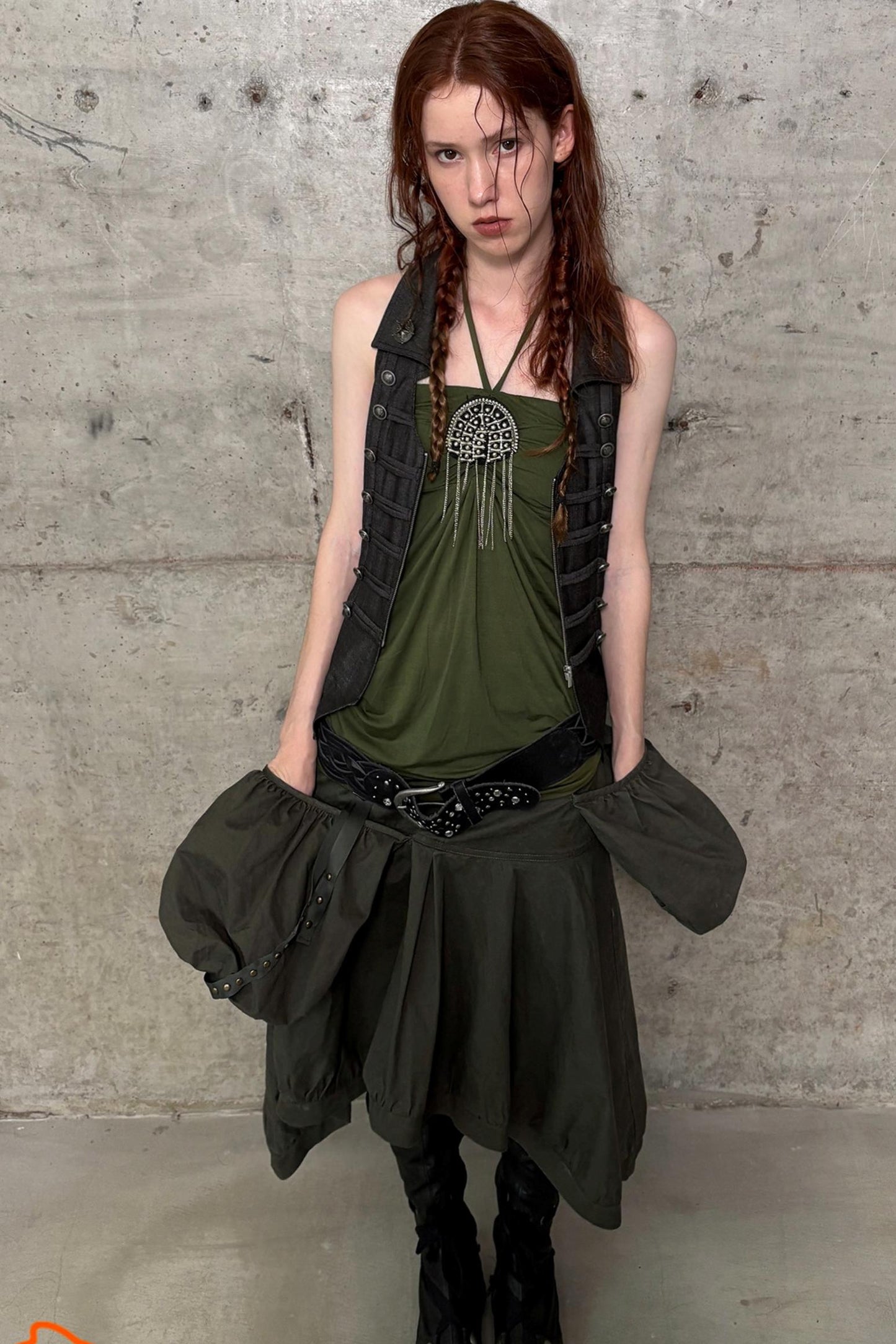 Vintage Utility Skirt