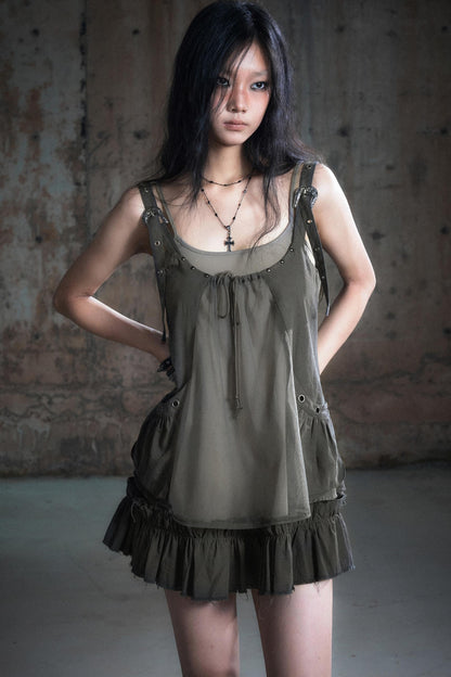 Two-Piece Strap Fall Dress