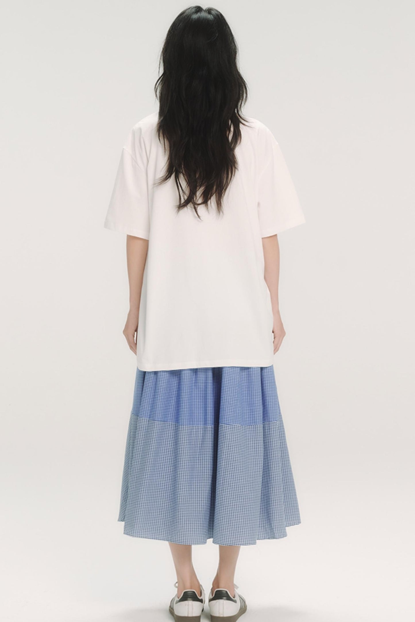 Cherry Blossom Embroidered White T-Shirt