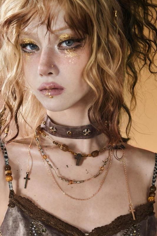 Gilded Snake Choker