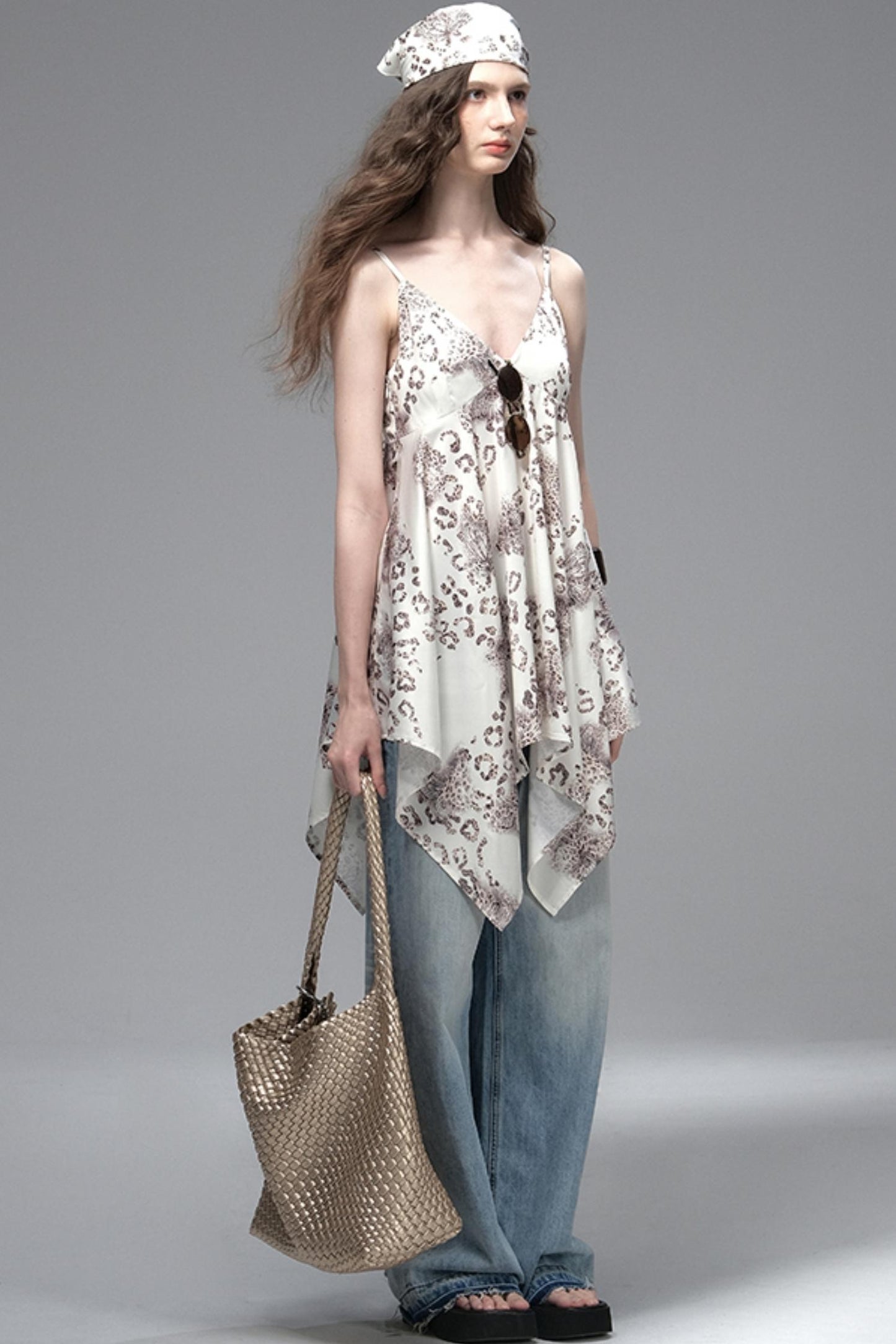 Bronze Leopard Skirt Camisole