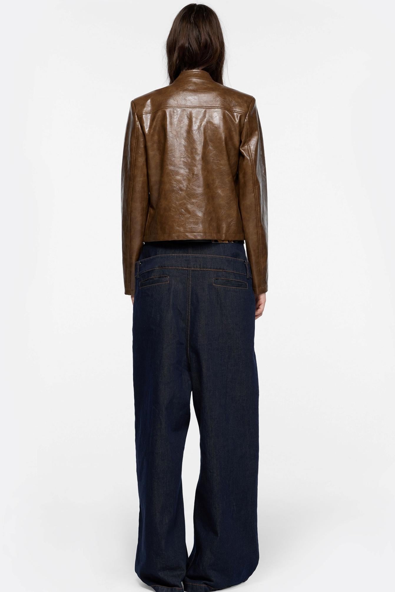 Overseas Celebrity Fashion Bloggers Punk Coat