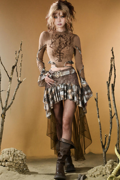 Snake Decree Long-Sleeved Top