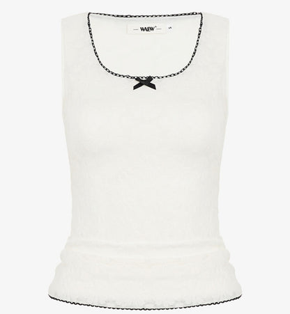 Lightweight Jacquard Stretch Slim Vest